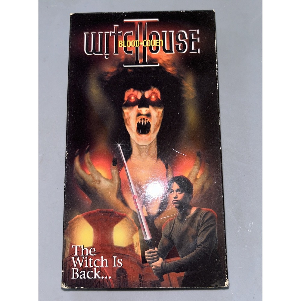 Witchouse II Blood Coven VHS 2000 Full Moon Horror Movie J.R. Bookwalter